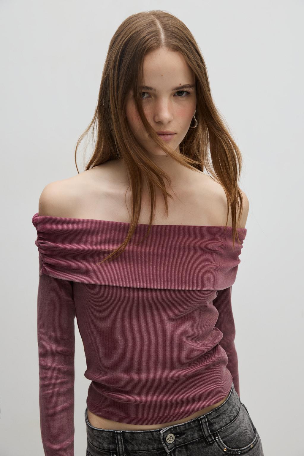 Camiseta bardot
