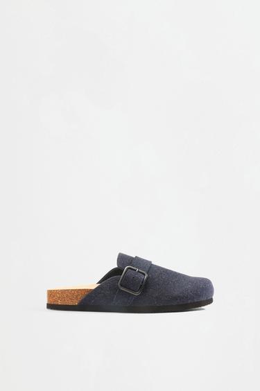 Buckle clog — NAVY BLUE 1