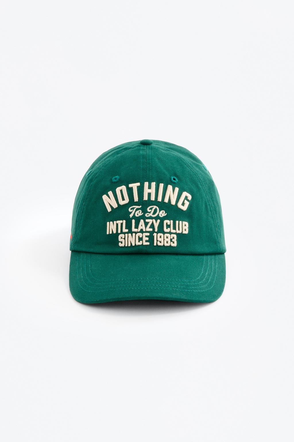 Embroidered Text Cap
