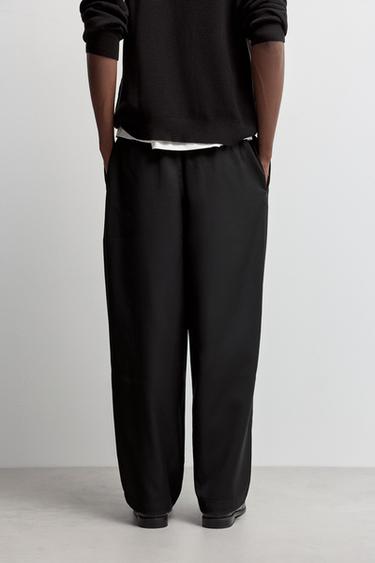 Baggy tailored joggers — BLACK 4