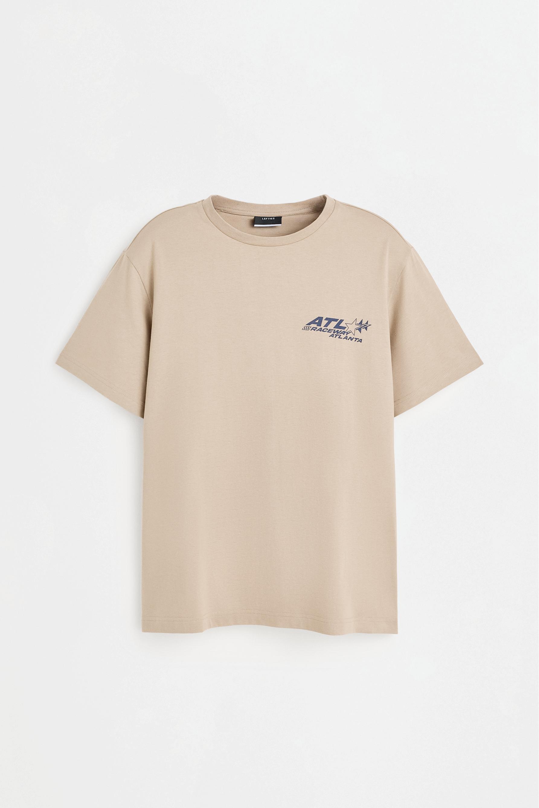3-pack of printed T-shirts — BROWN