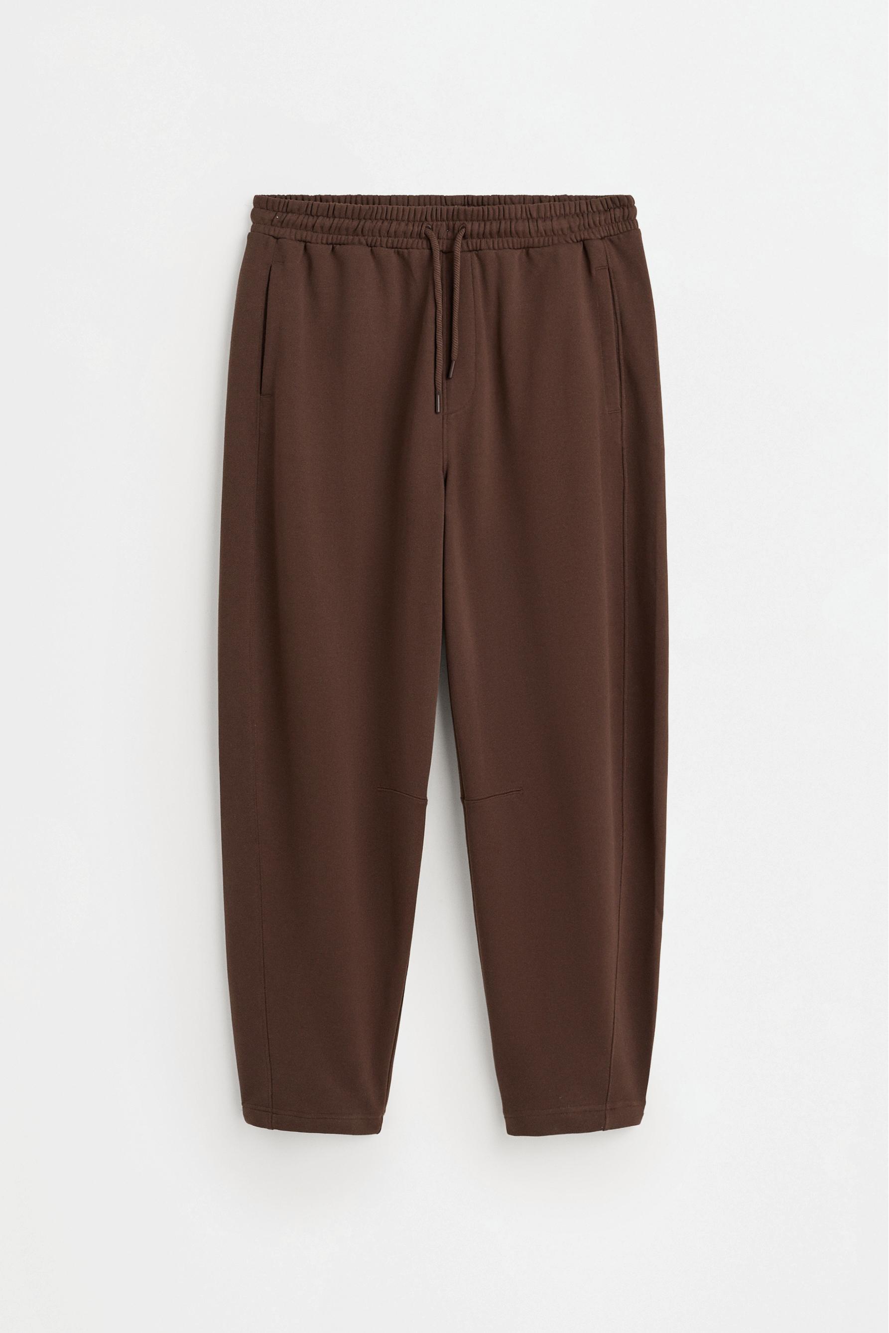Barrel tracksuit trousers — CHOCOLATE