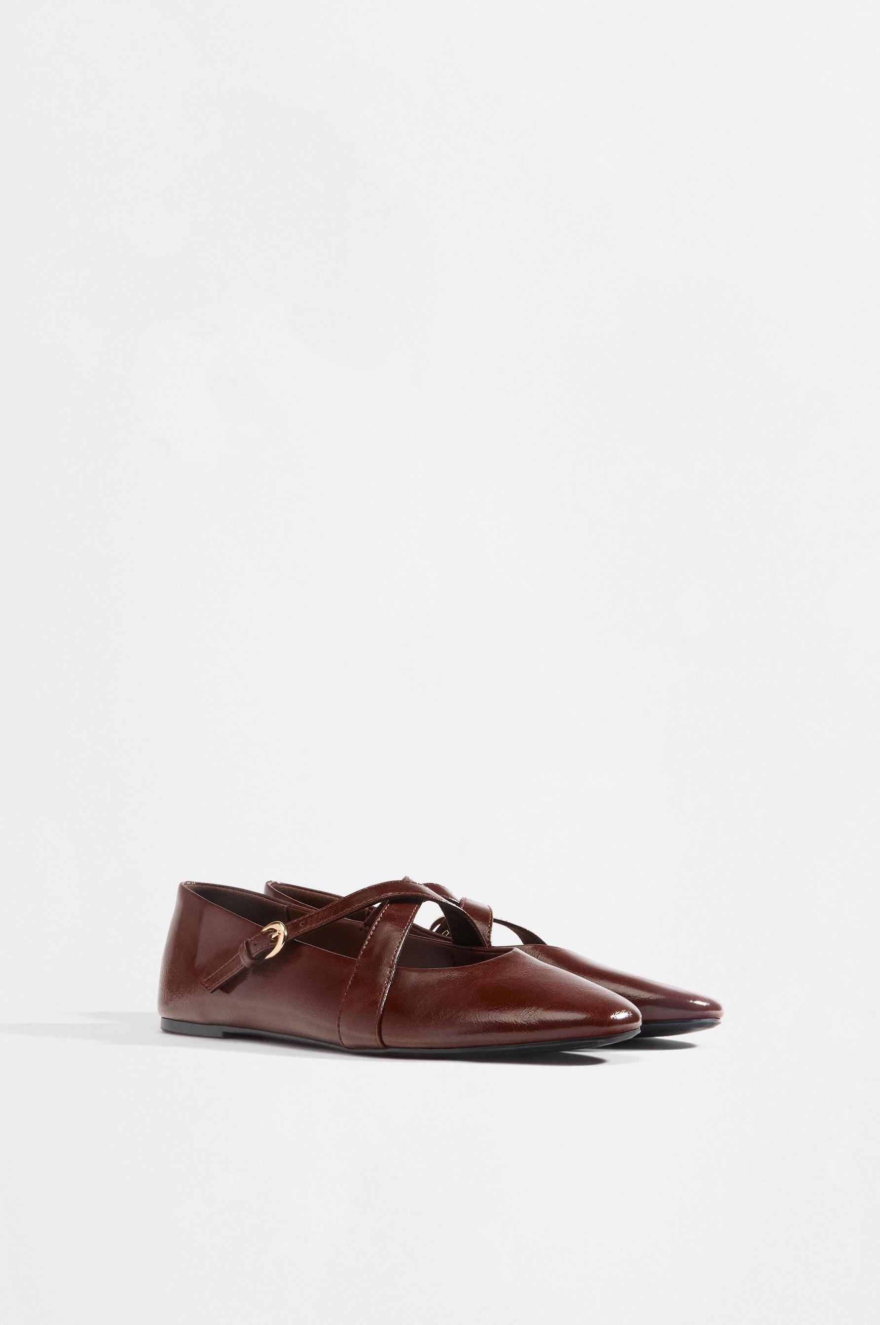 Double-strap ballet flats — 1-145