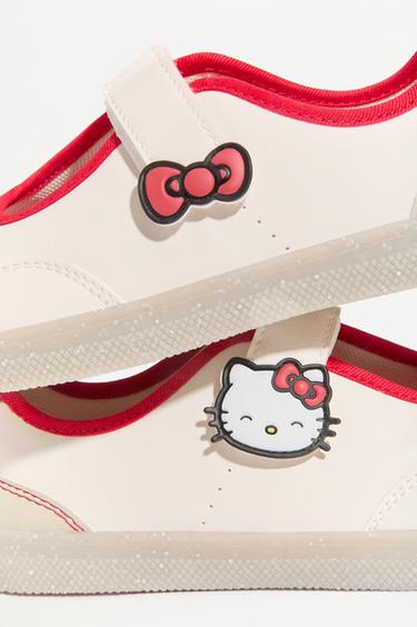 HELLO KITTY ©SANRIO SPORTY BALLET FLATS — ECRU 5