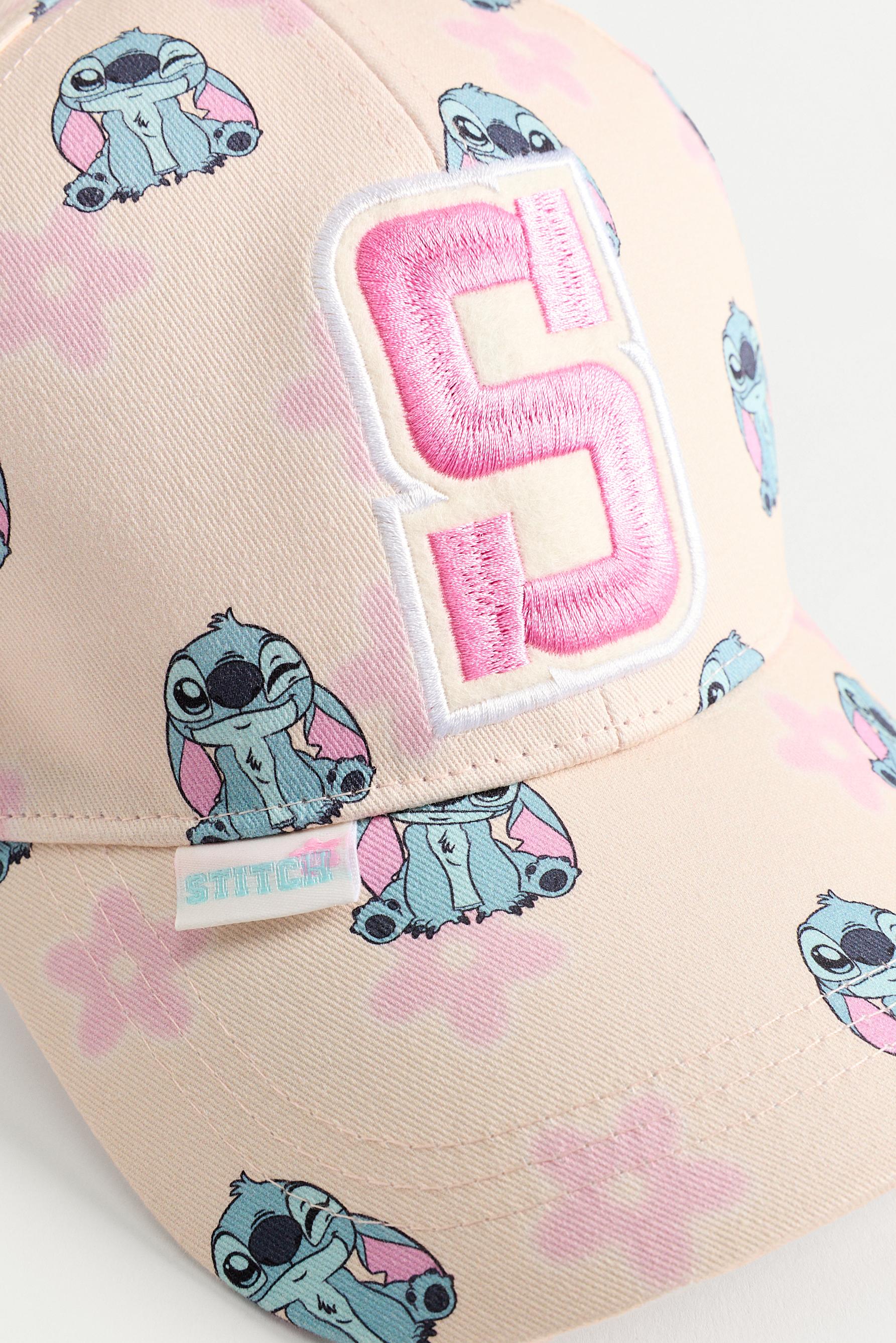Stitch ©Disney patch cap — ROSE PINK