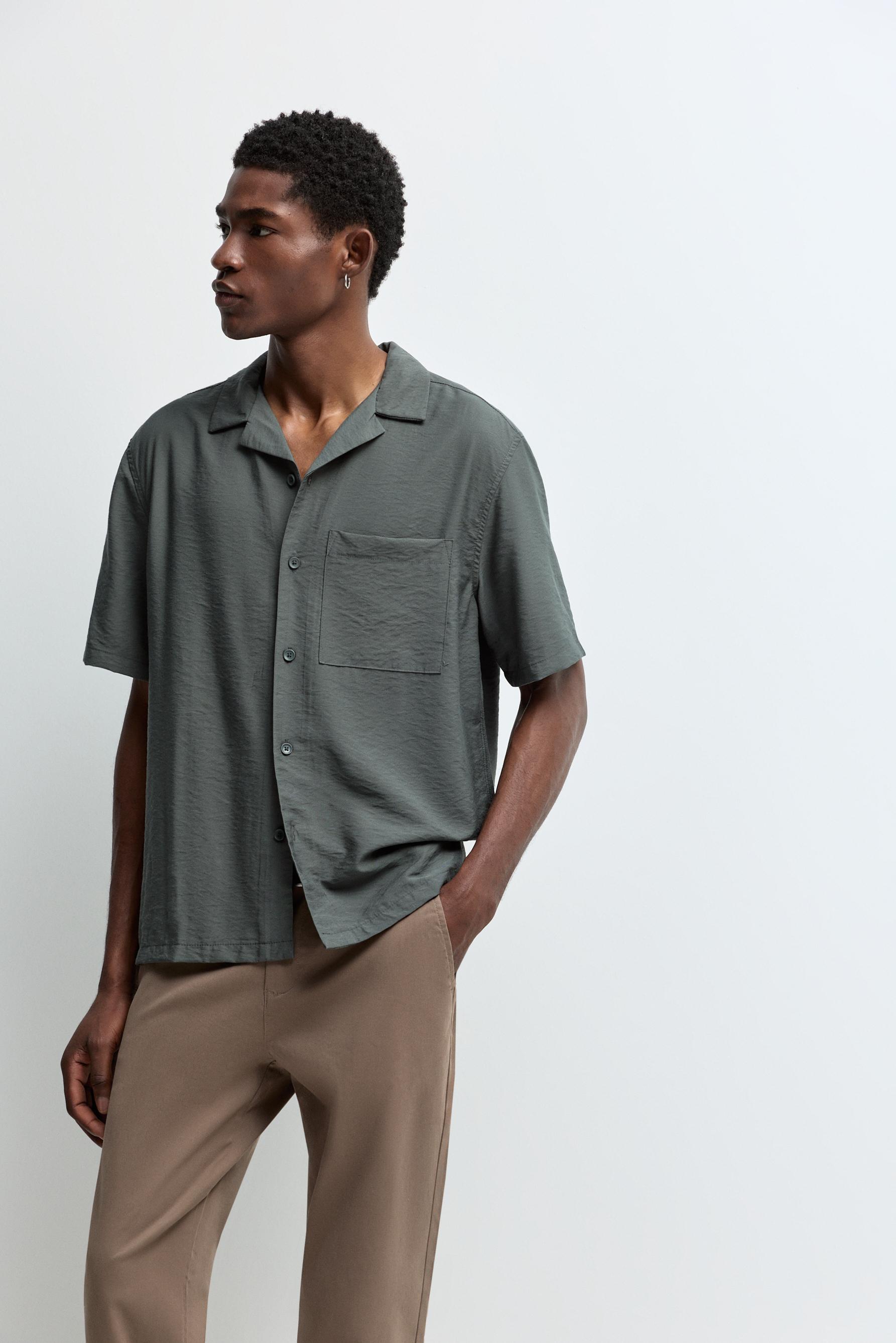 Camisa twill bolsillo