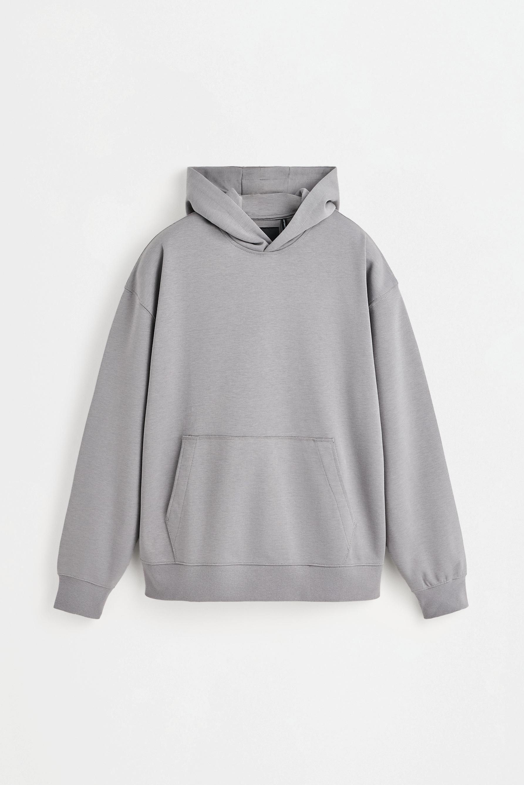 Interlock hoodie — MEDIUM GREY