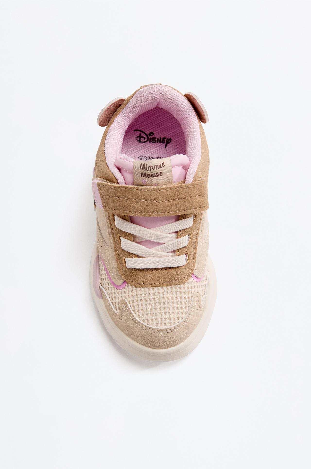 Minnie Mouse ©Disney light-up athletic shoe — BEIGE