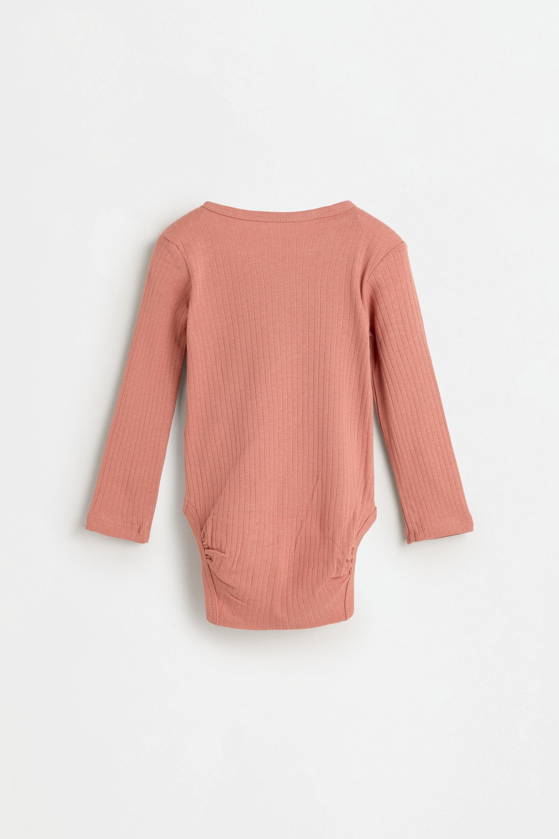 Pack of 2 ribbed kimono bodysuits — PINK
