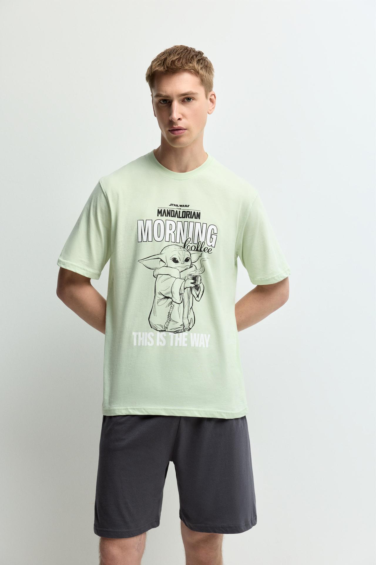 Mandalorian ©Disney short pyjamas — GREEN