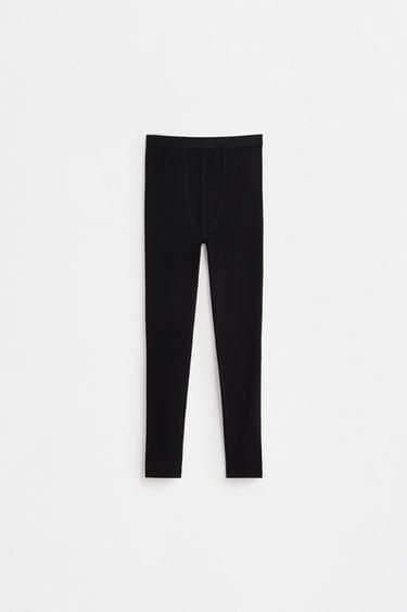 LIGHTWEIGHT thermal comfort leggings — BLACK 6