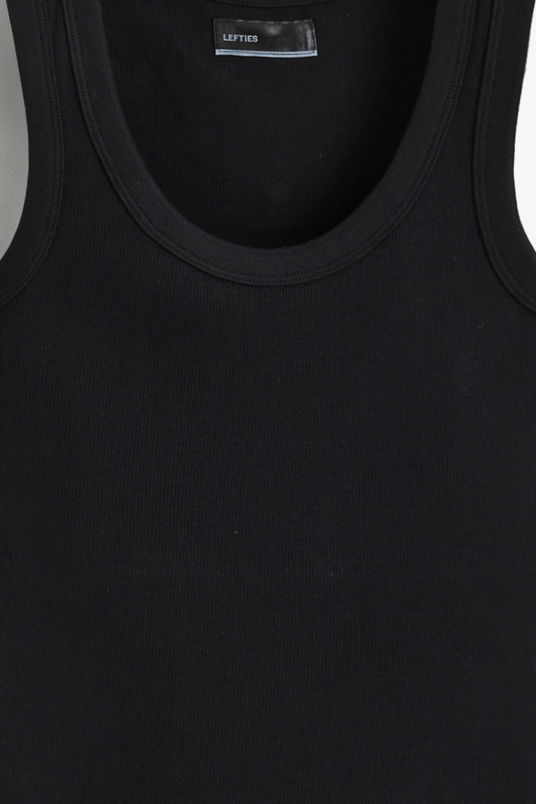 Racerback top — BLACK