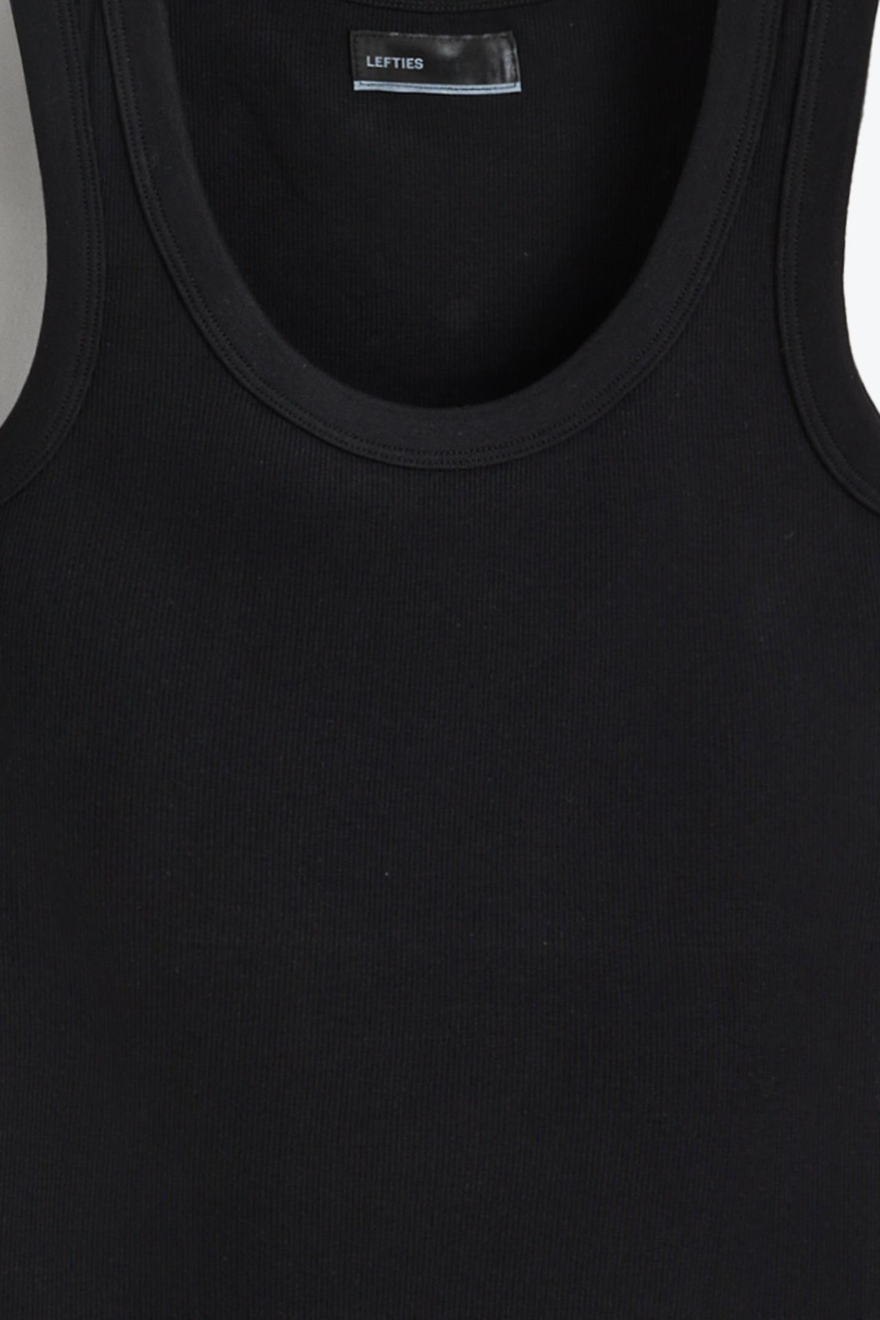 Racerback top — BLACK