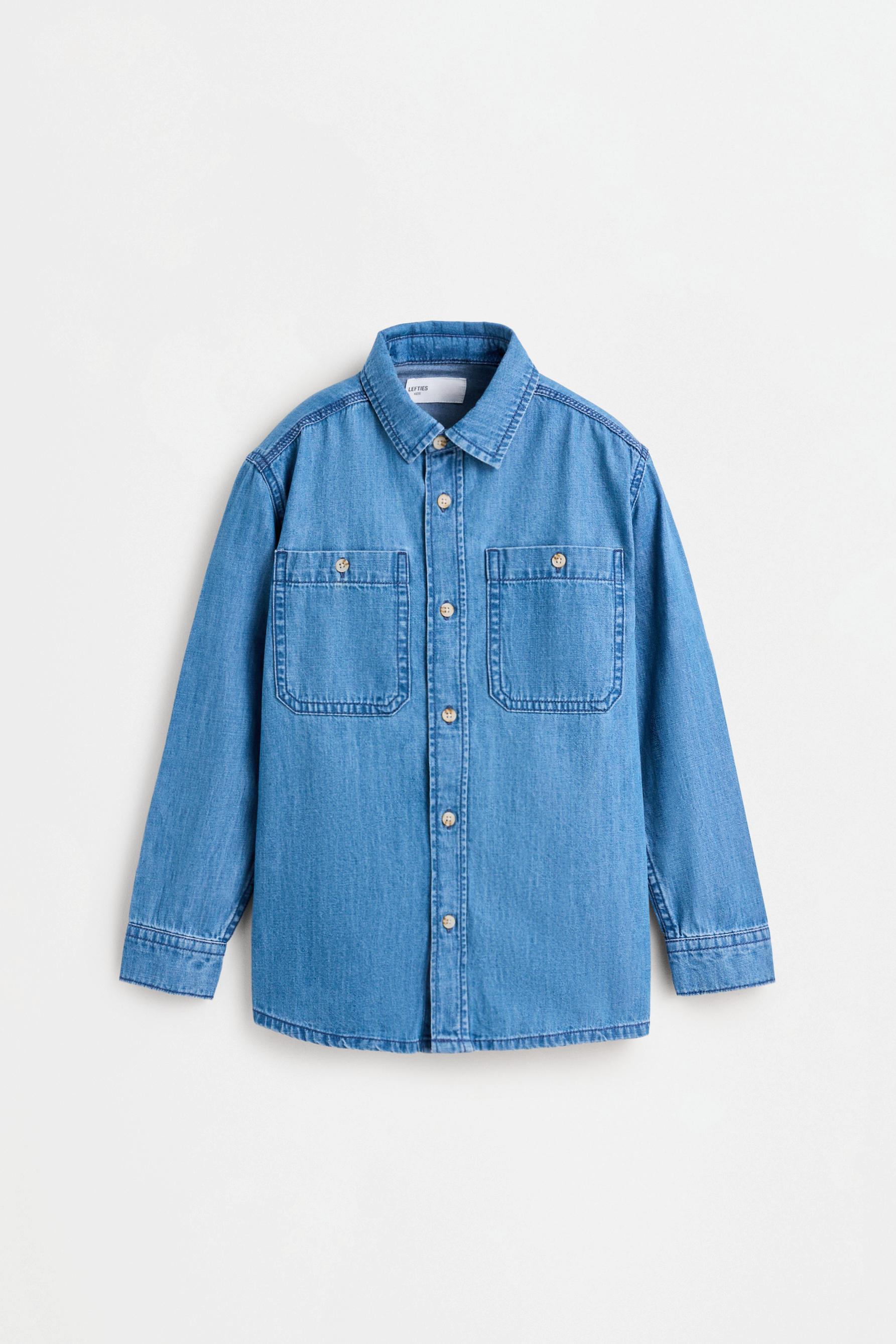Denim shirt — BLUE