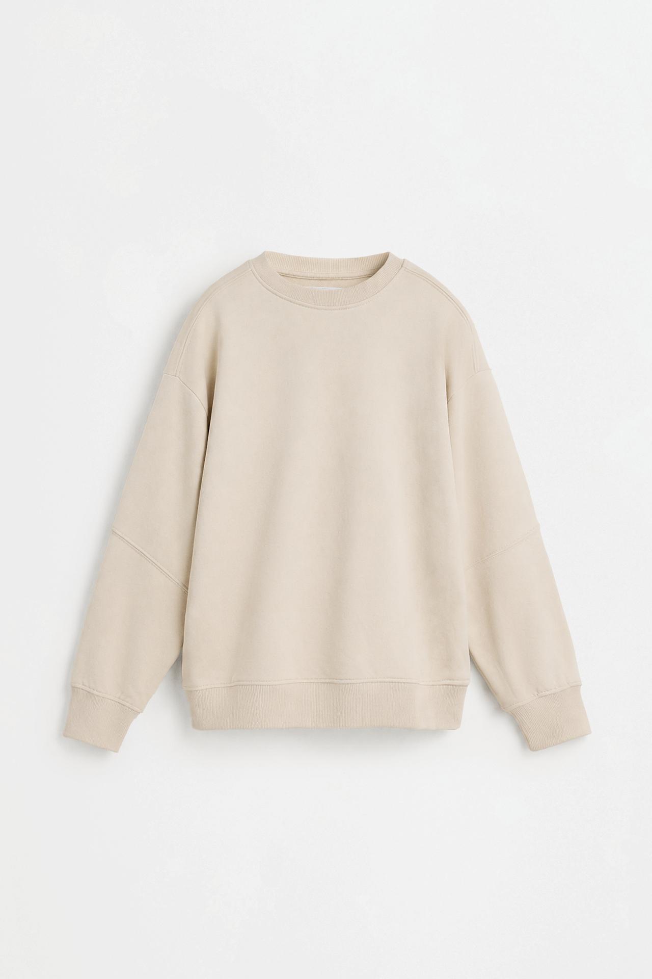 Basic sweatshirt — STONE