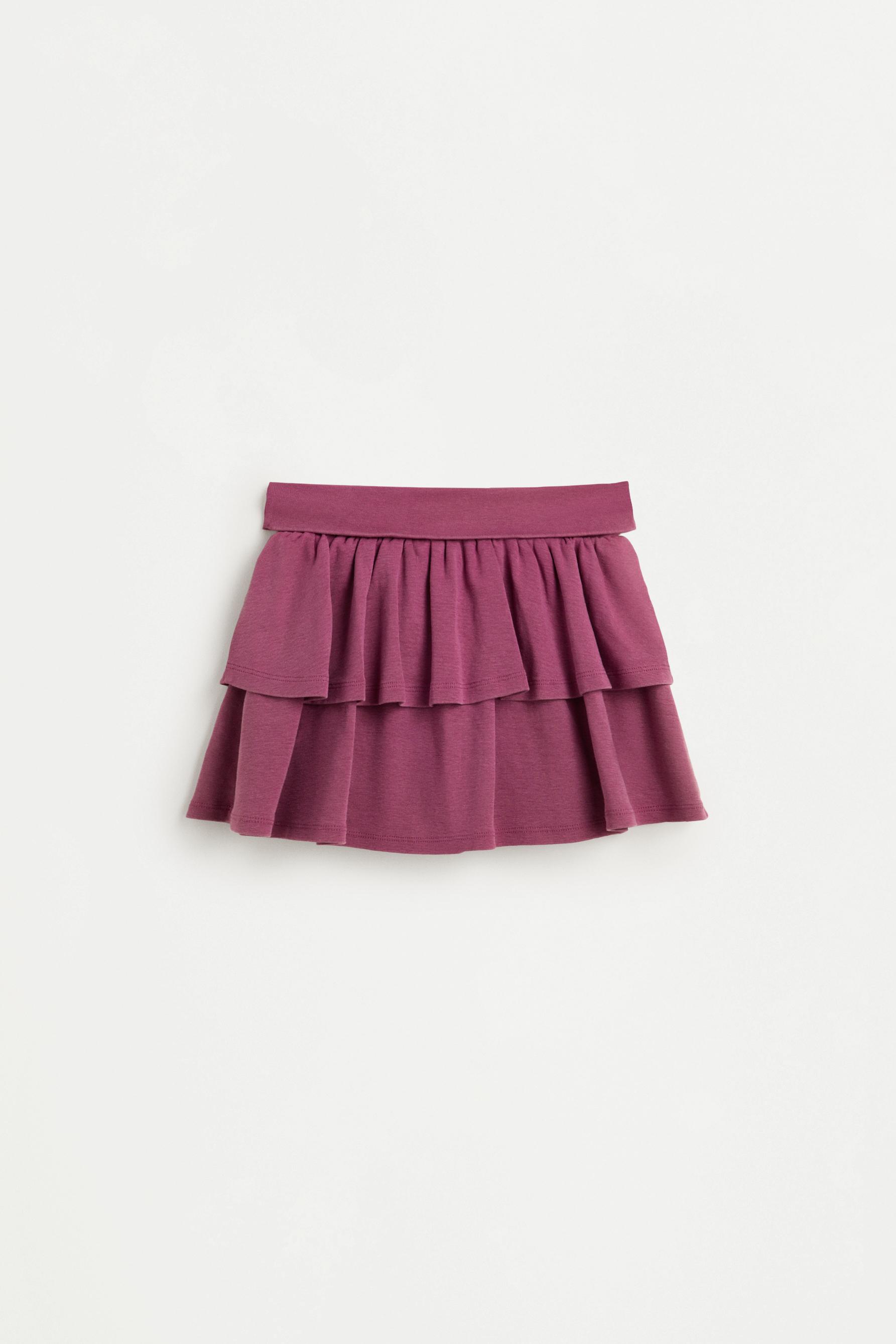 Ruffled skort — PURPLE