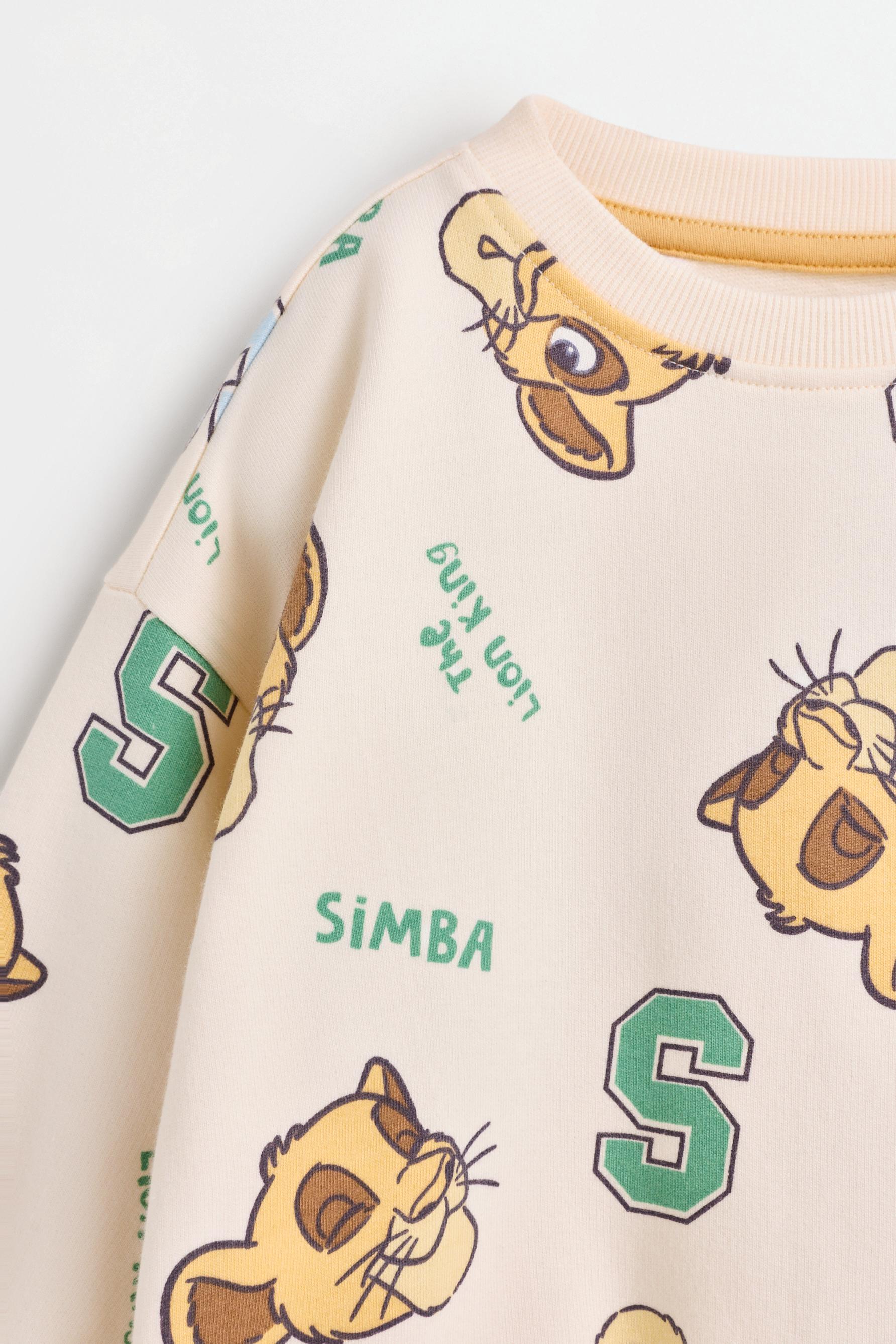 Simba ©Disney plush sweatshirt and trousers set — ECRU