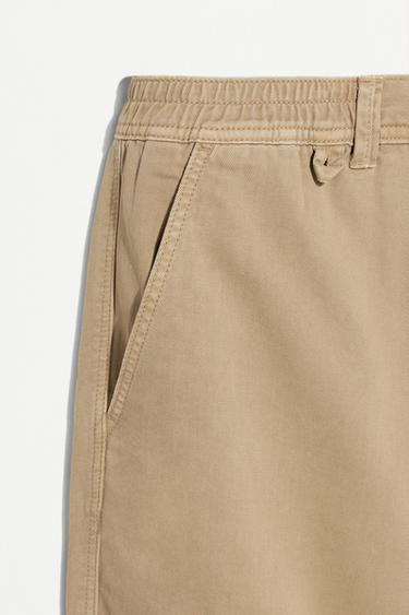 Slim fit Bermuda shorts — DARK OCHRE 7