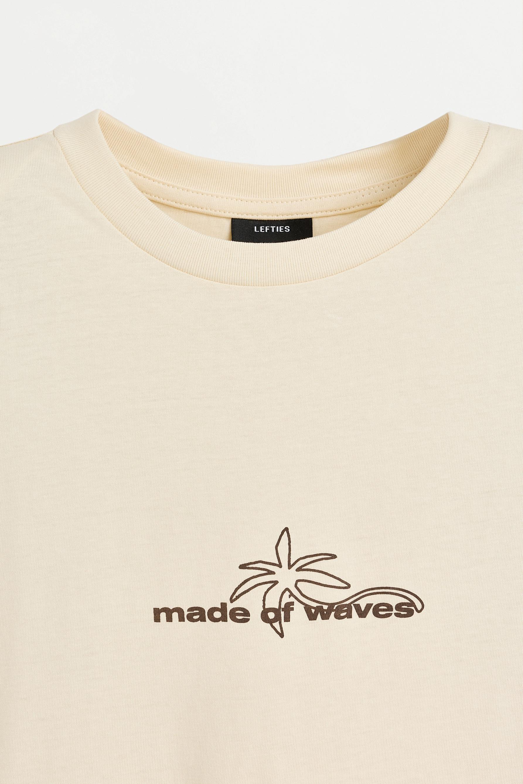 Text T-shirt — ECRU