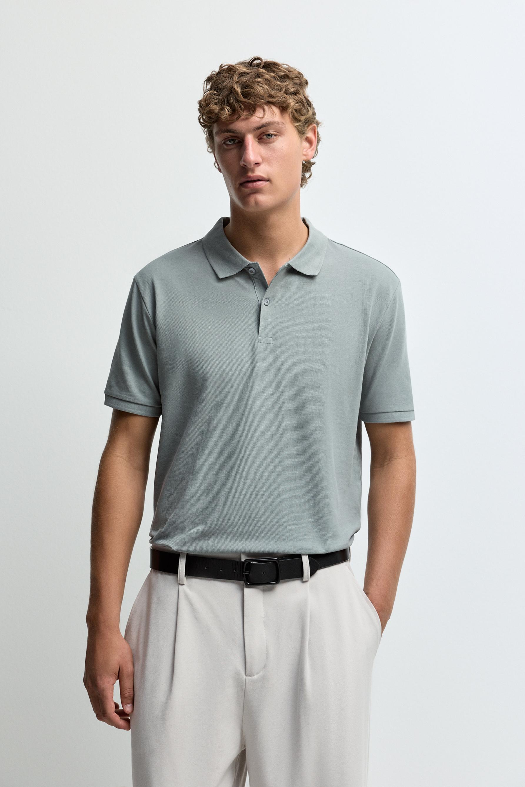 Basic polo shirt — GREY