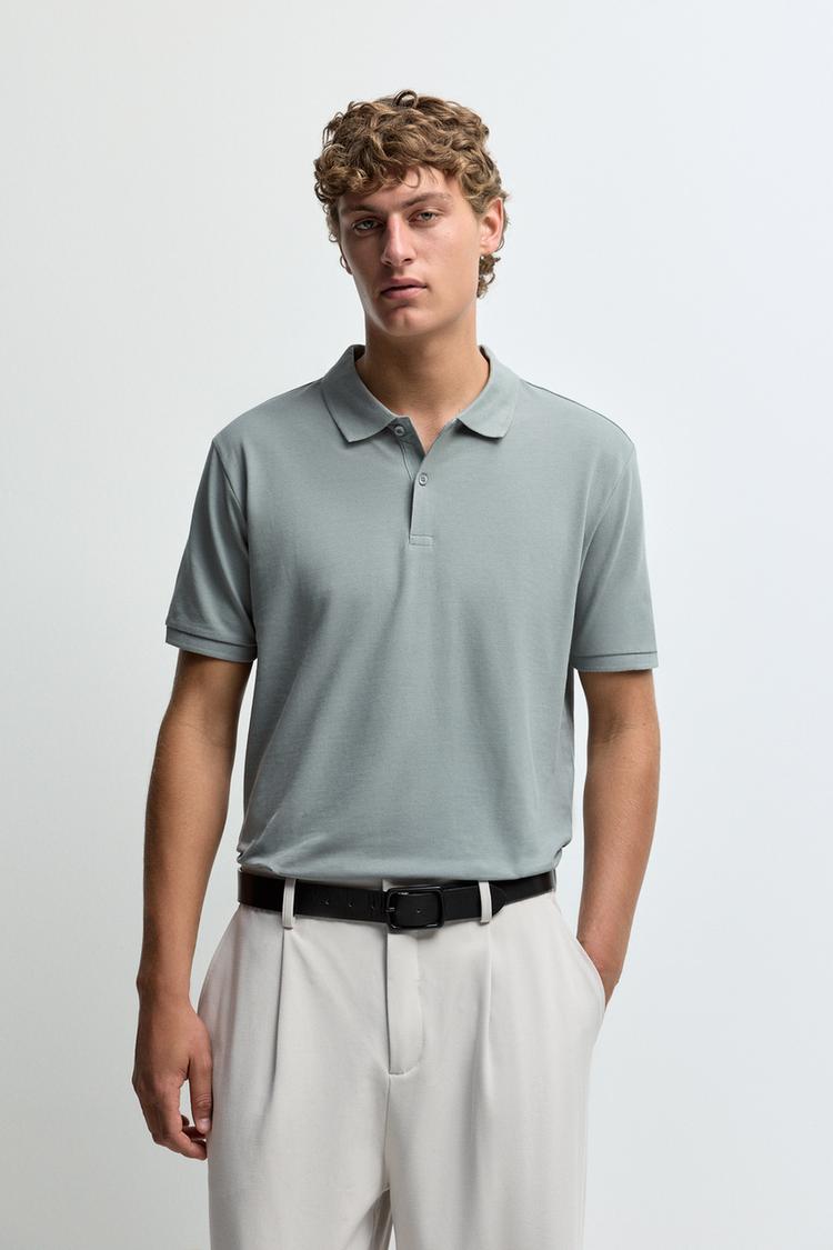 Basic polo shirt — GREY