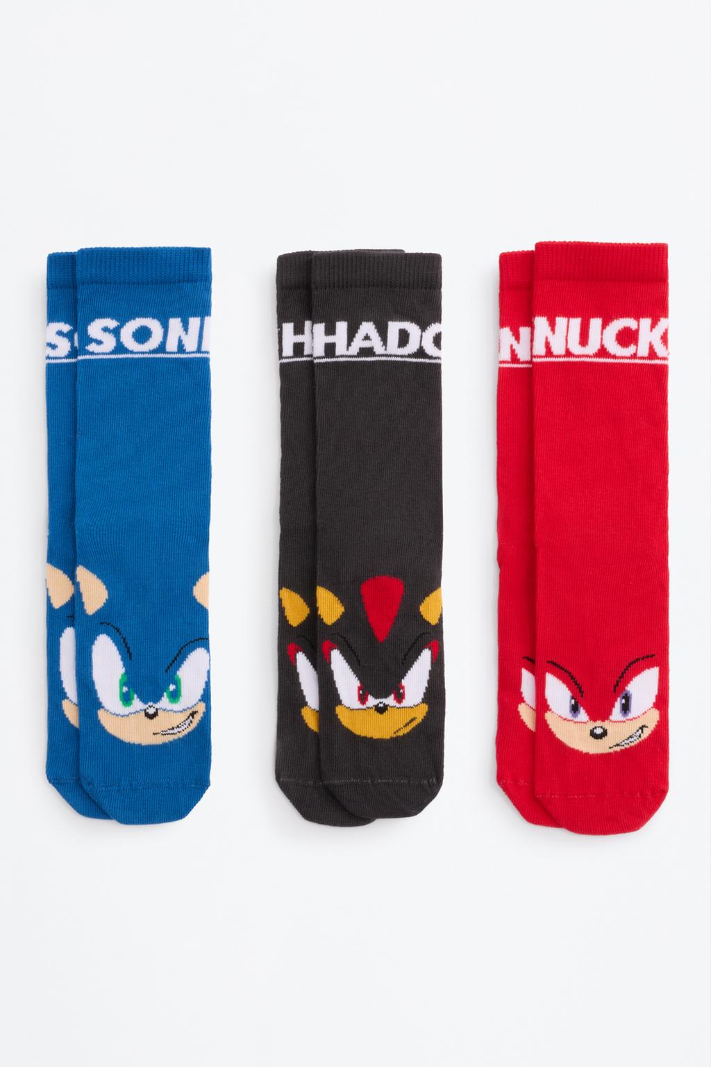 3-pack of long Sonic™ | SEGA socks