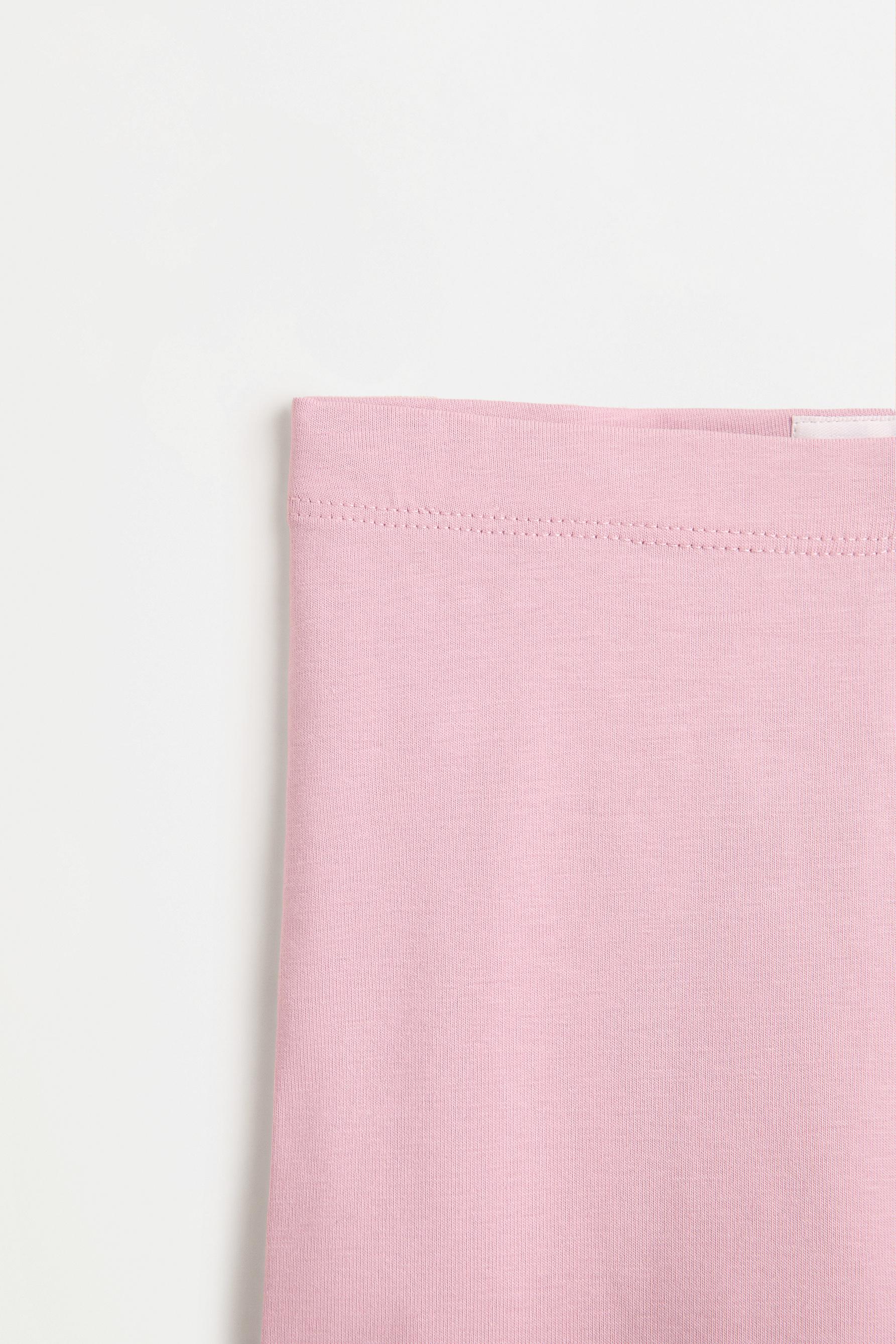 Pack of 2 plain cycling leggings — PALE MAUVE