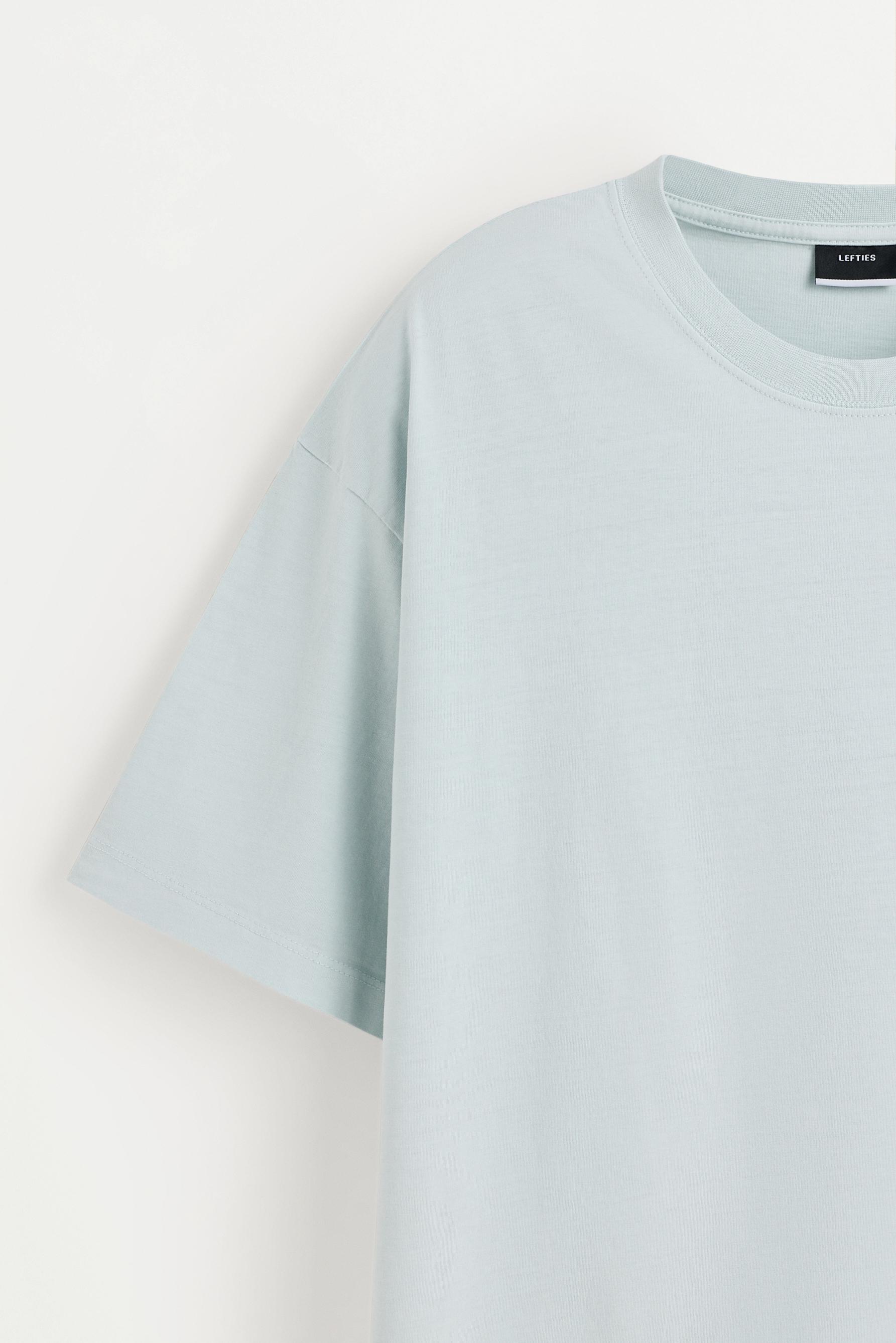 Faded-effect T-shirt — SKY BLUE