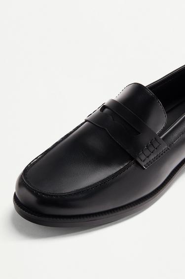Tailored Penny Loafers — BLACK 4