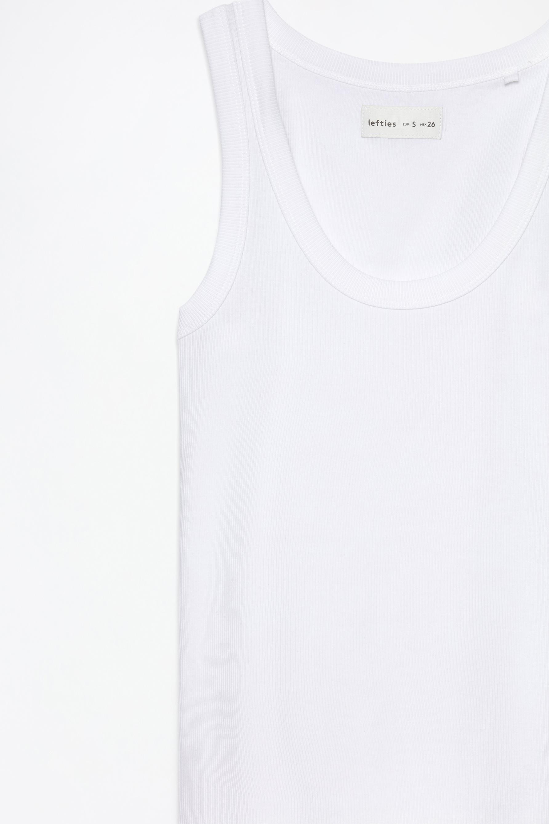 Racerback top — WHITE