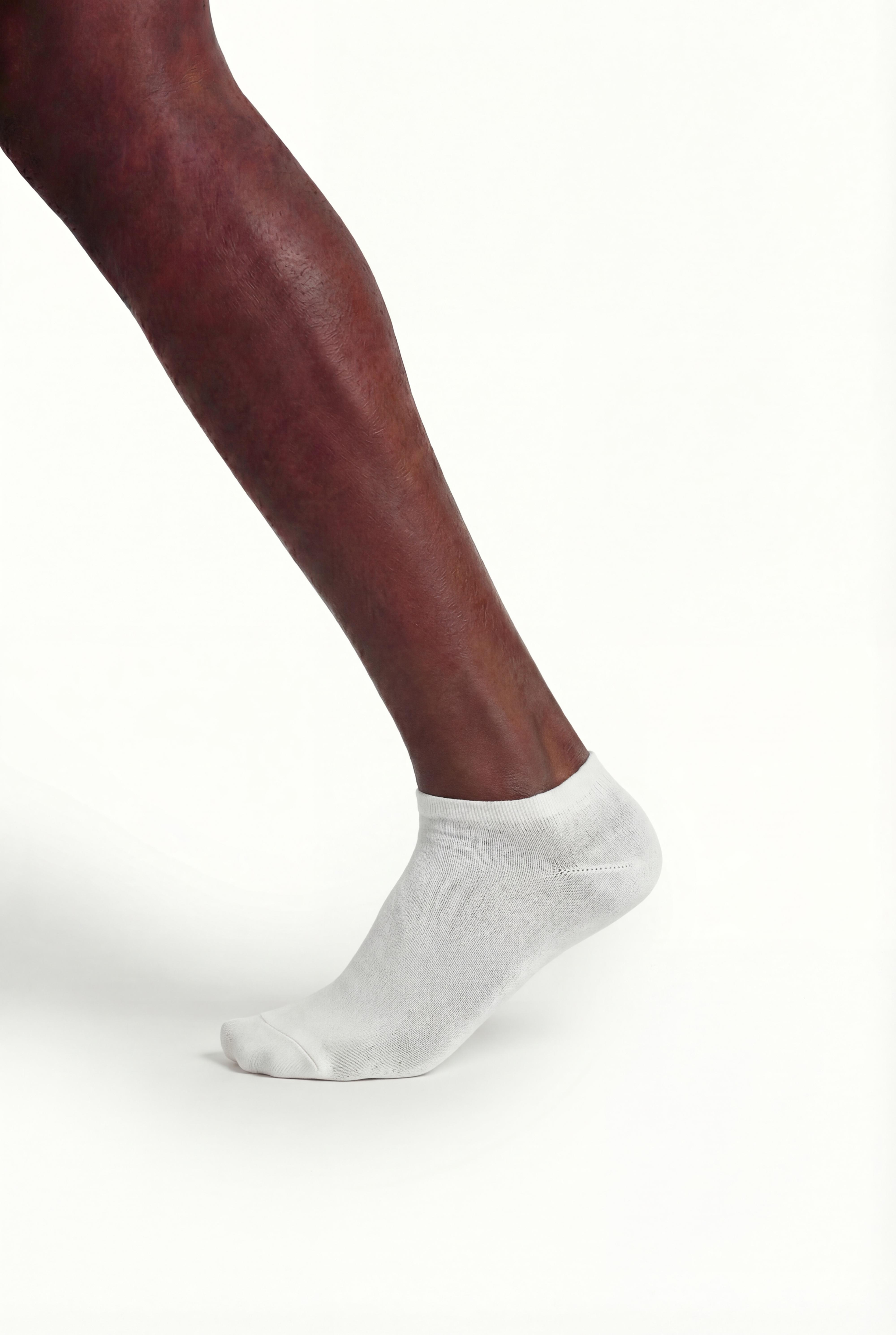 Basic short socks (7-pack) — WHITE