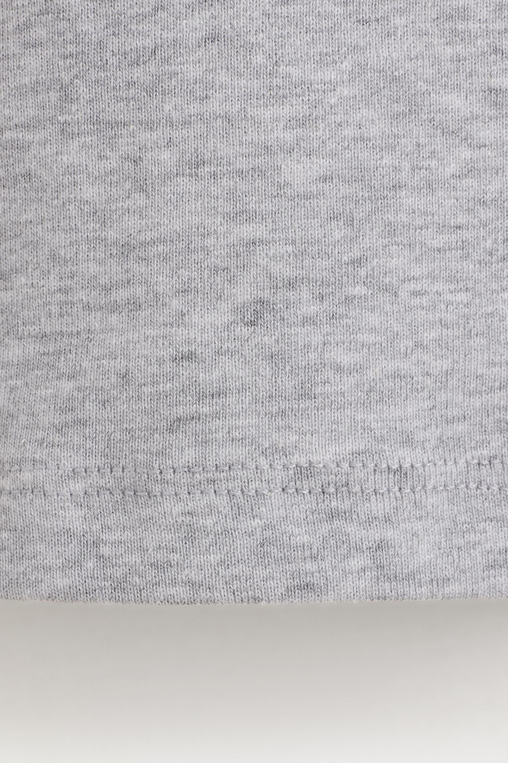 Cycling leggings with fold-over waist — PALE GREY