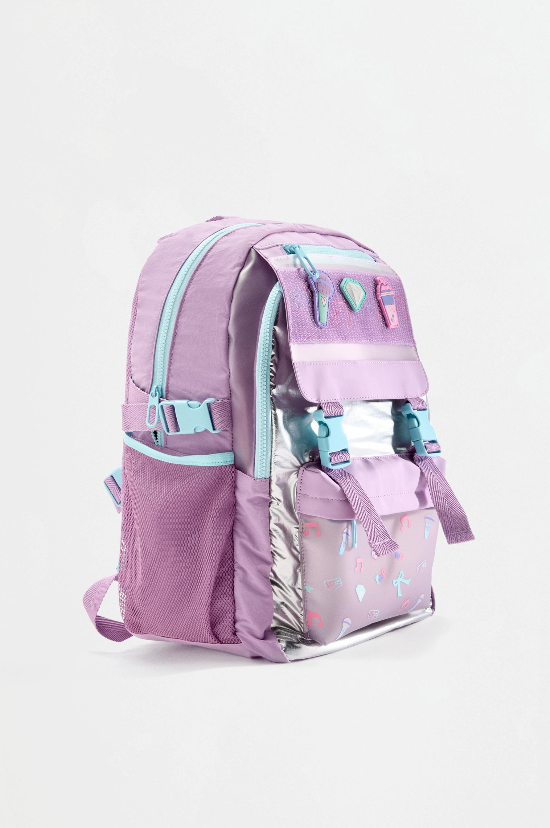 Multi-pocket pop backpack — Tan