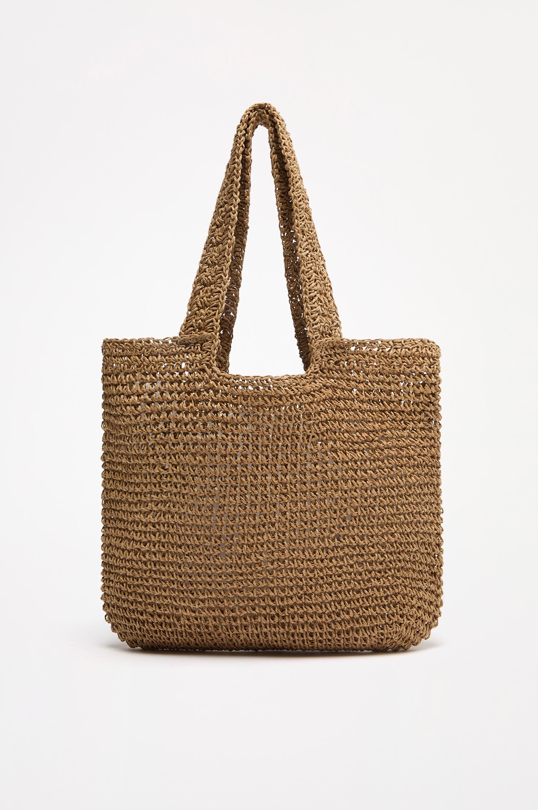 Bolso shopper efecto natural