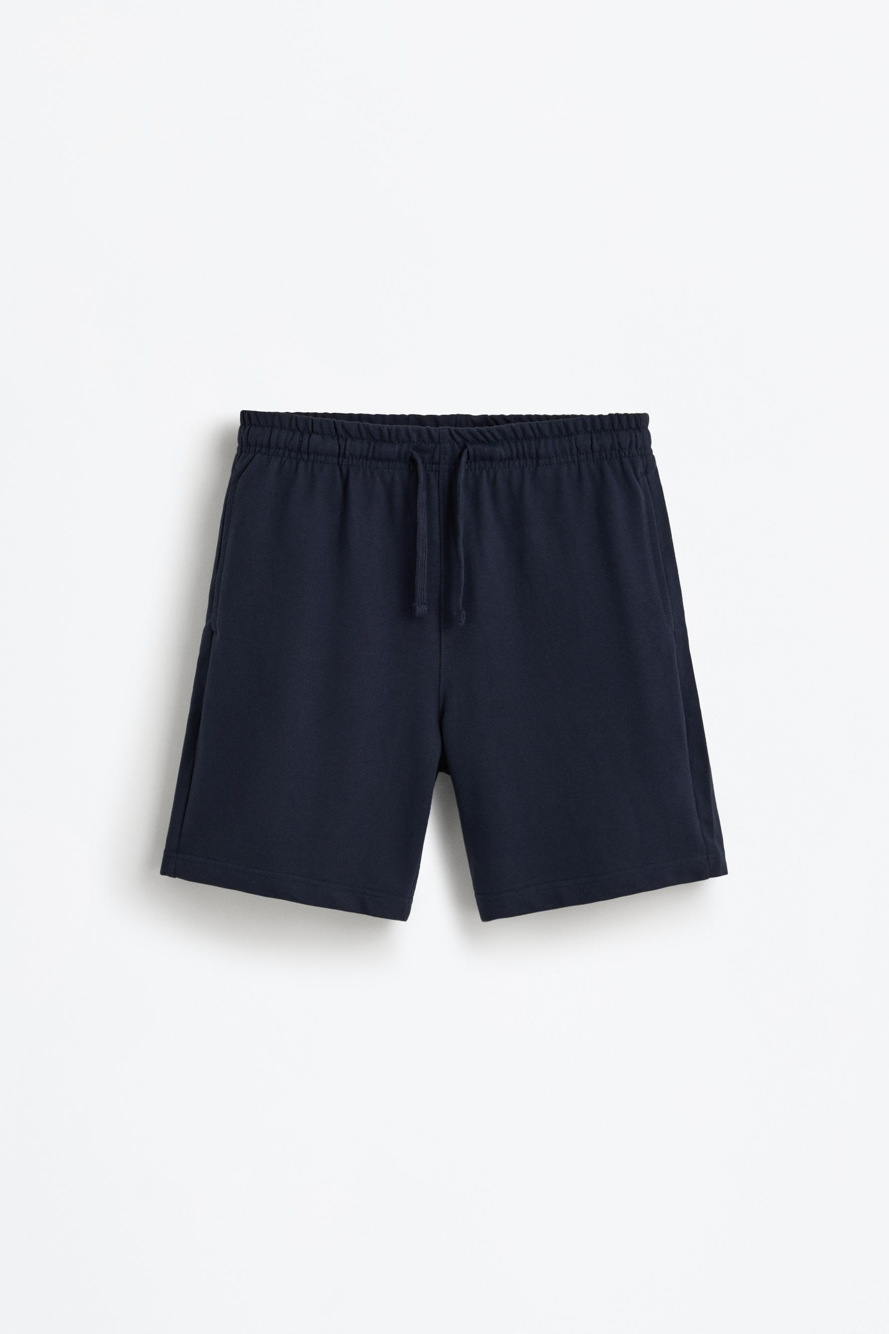 Basic tracksuit Bermuda shorts — NAVY