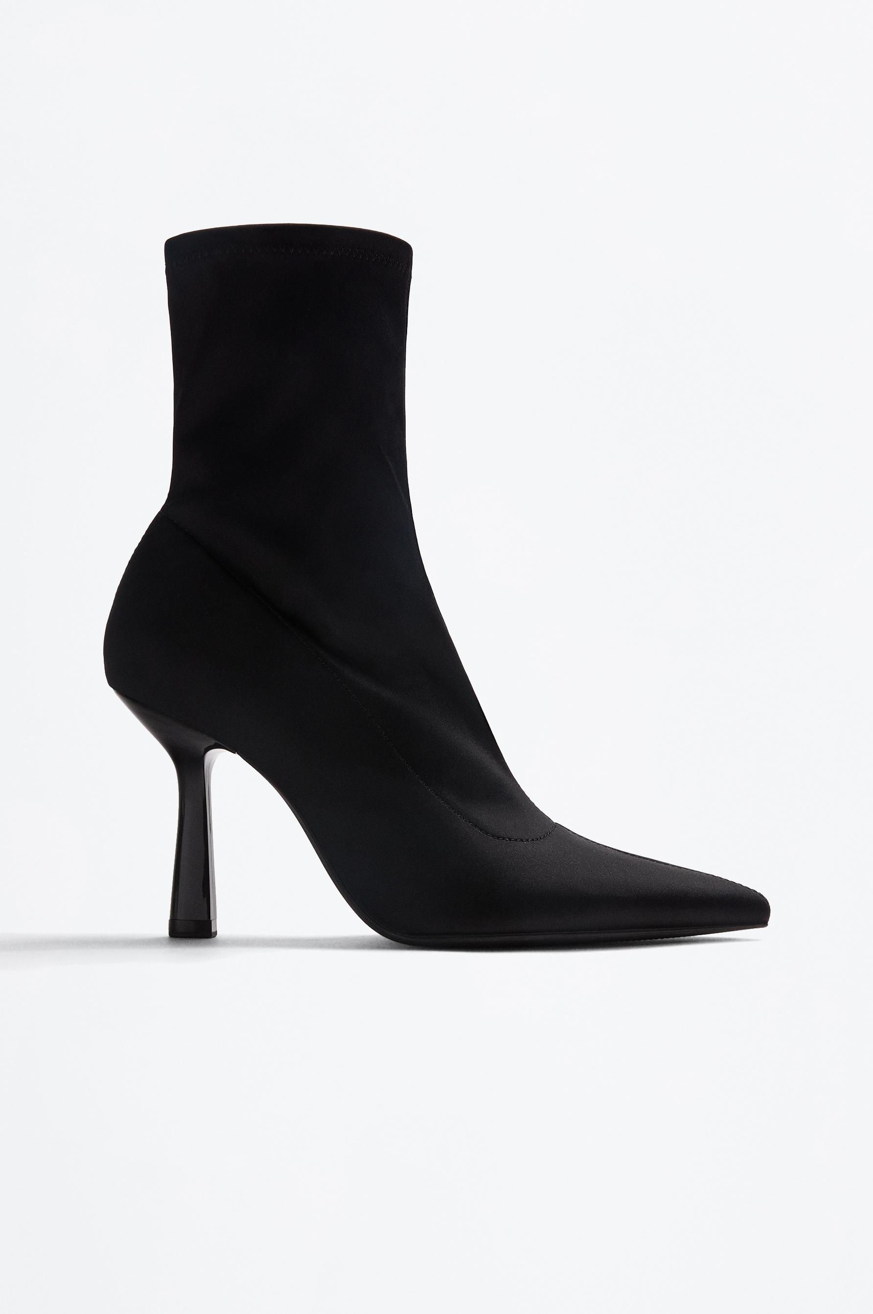 Stiletto heel ankle boot — BLACK