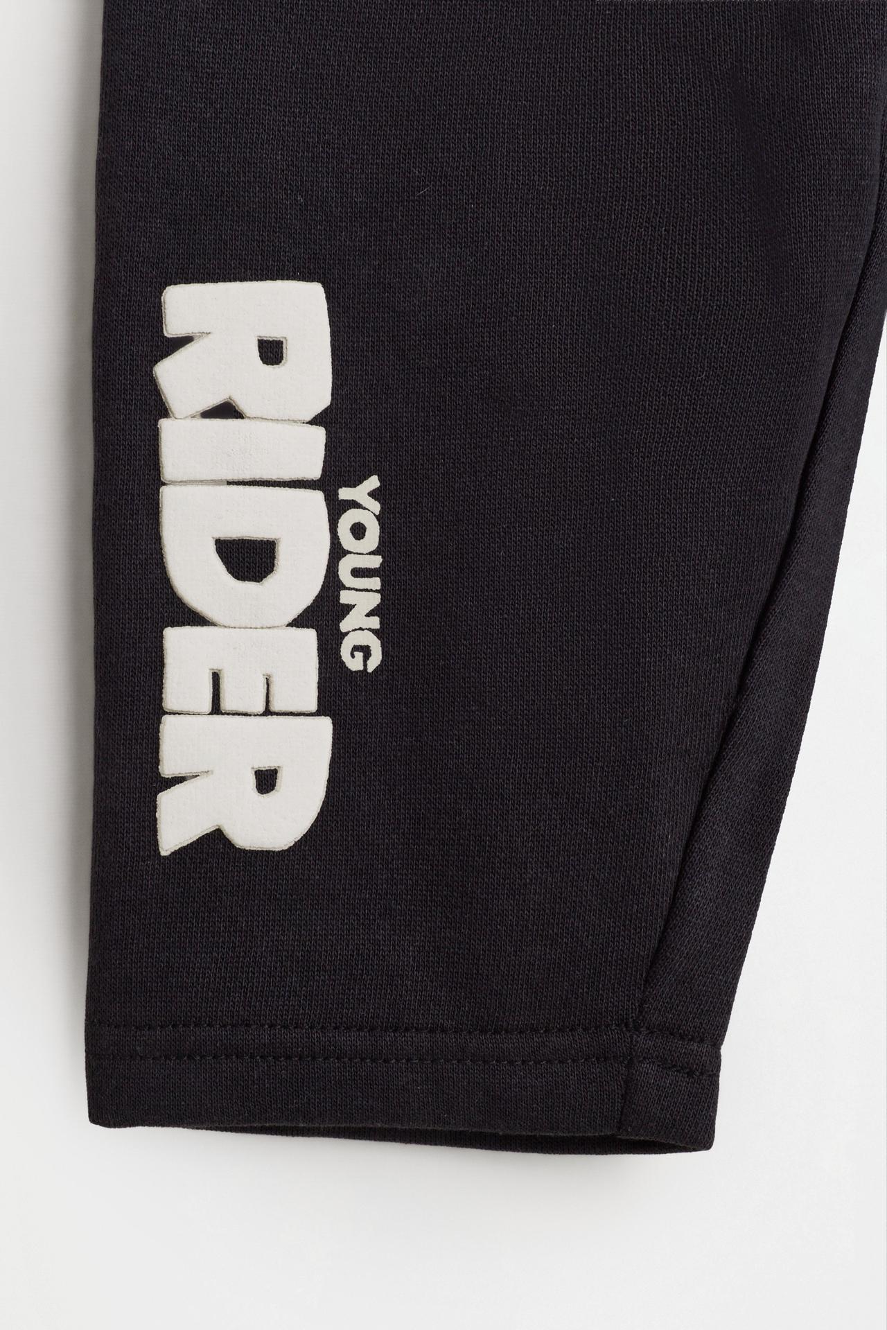 Printed Joggers — MEDIUM GREY