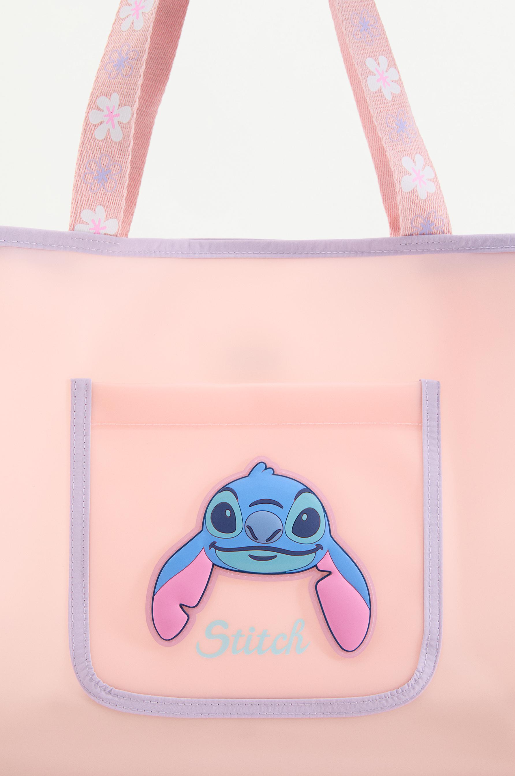 Stitch ©Disney vinyl shopper bag — ORANGE
