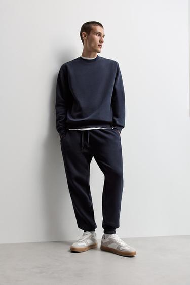 Slim fit tracksuit bottoms — NAVY 5