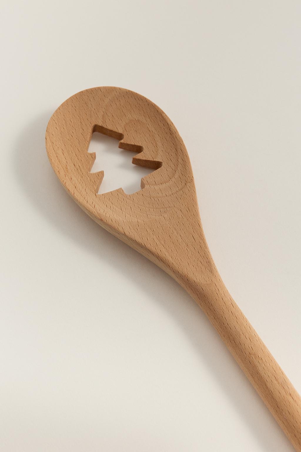 Cuchara para servir navideña