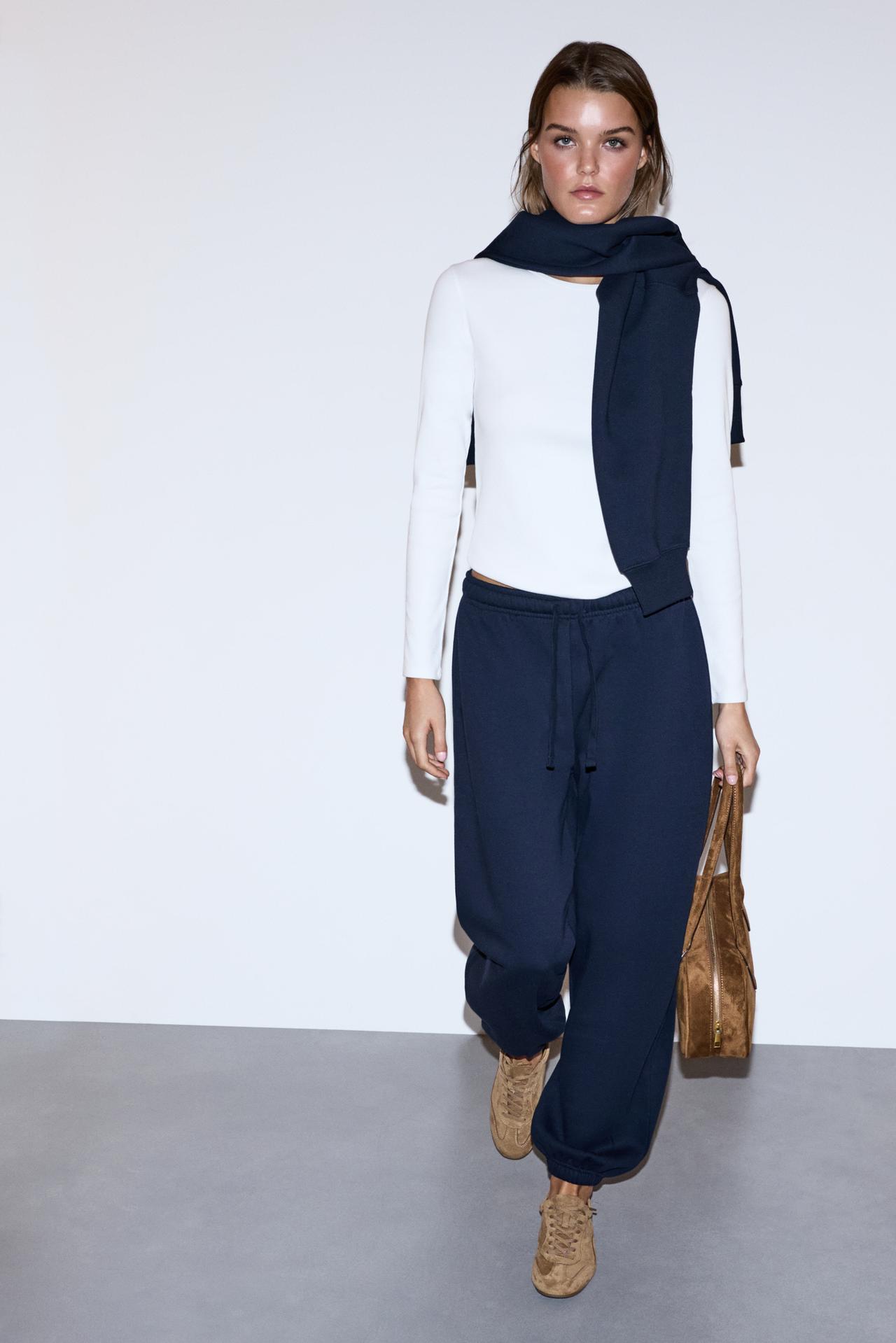 Basic tracksuit bottoms — DARK NAVY