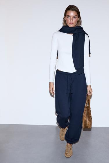 Basic tracksuit bottoms — DARK NAVY 5