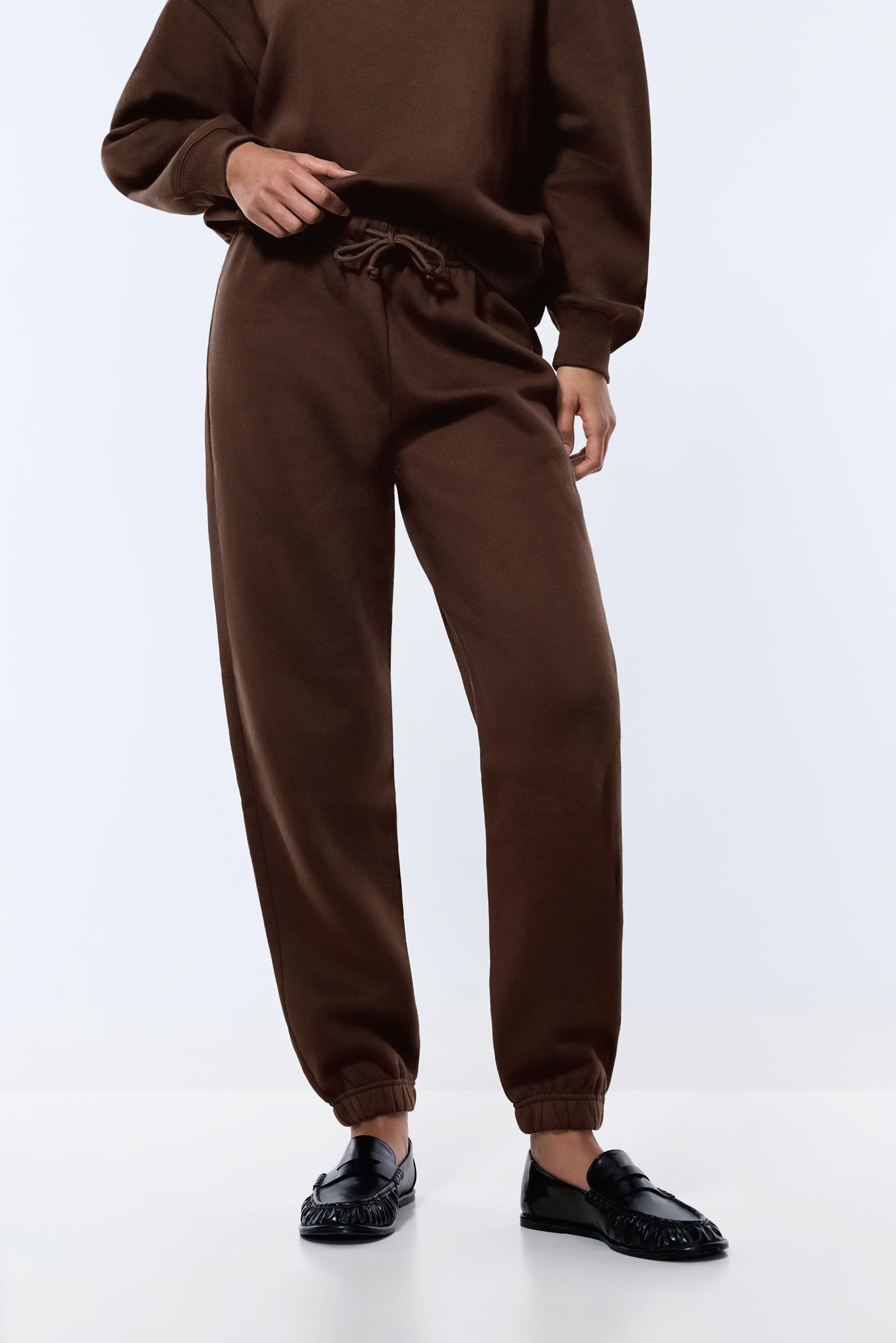 Tracksuit bottoms — CHOCOLATE BROWN