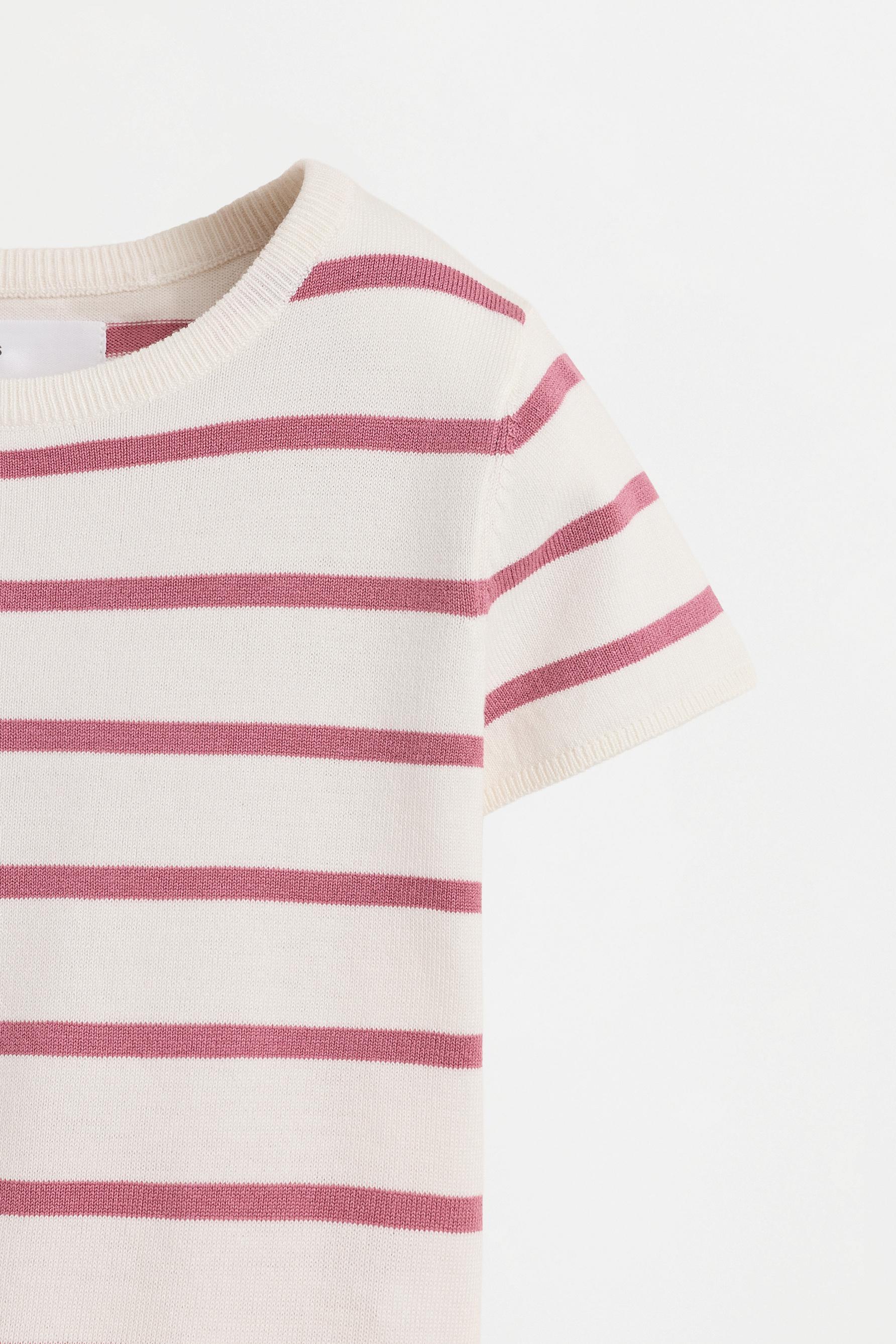 Ruffled hem top — PINK