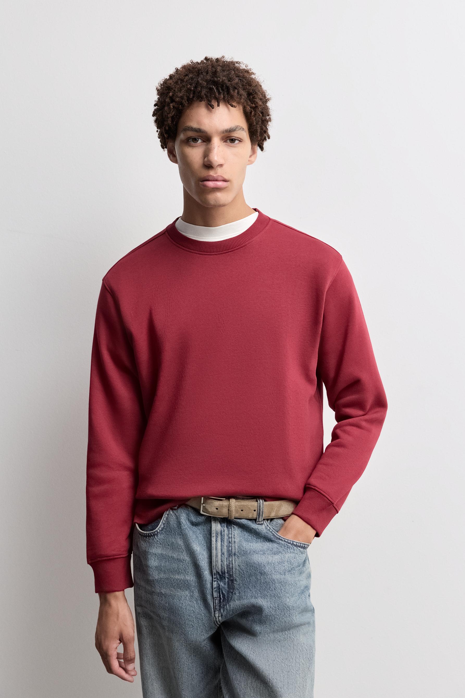 Basic sweatshirt — DARK PINK