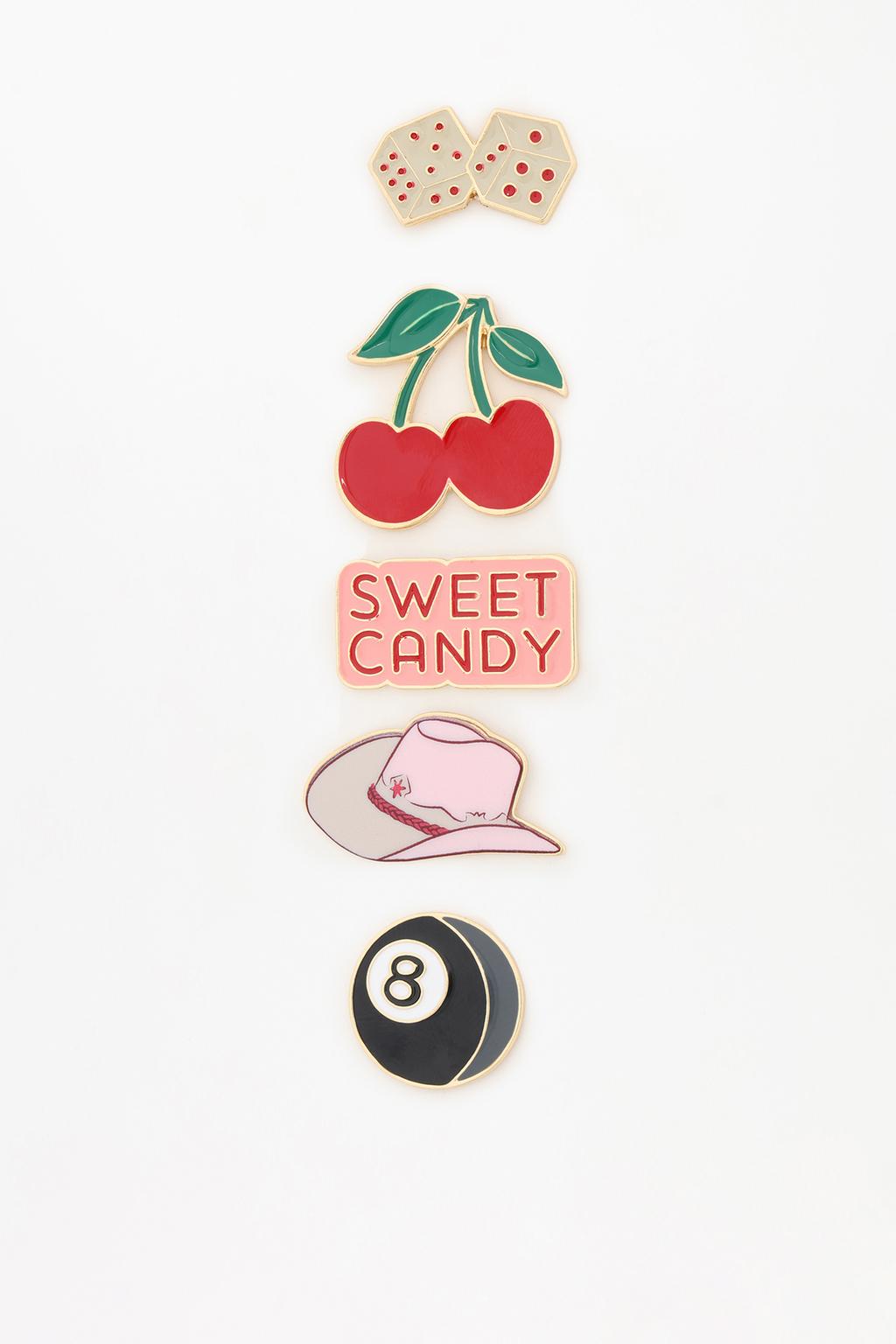 Pack 5 pins