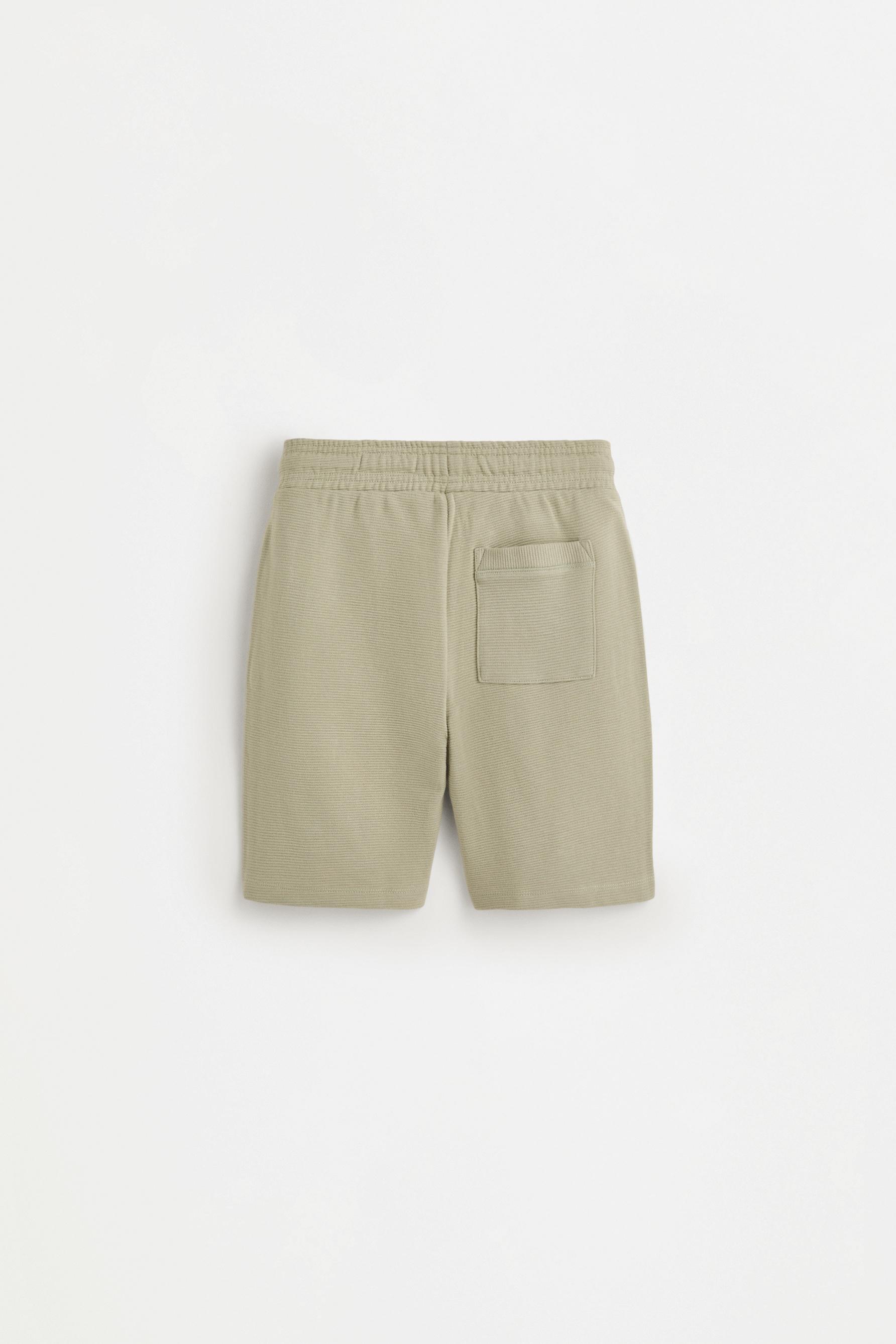 Ottoman Bermuda shorts — PALE KHAKI