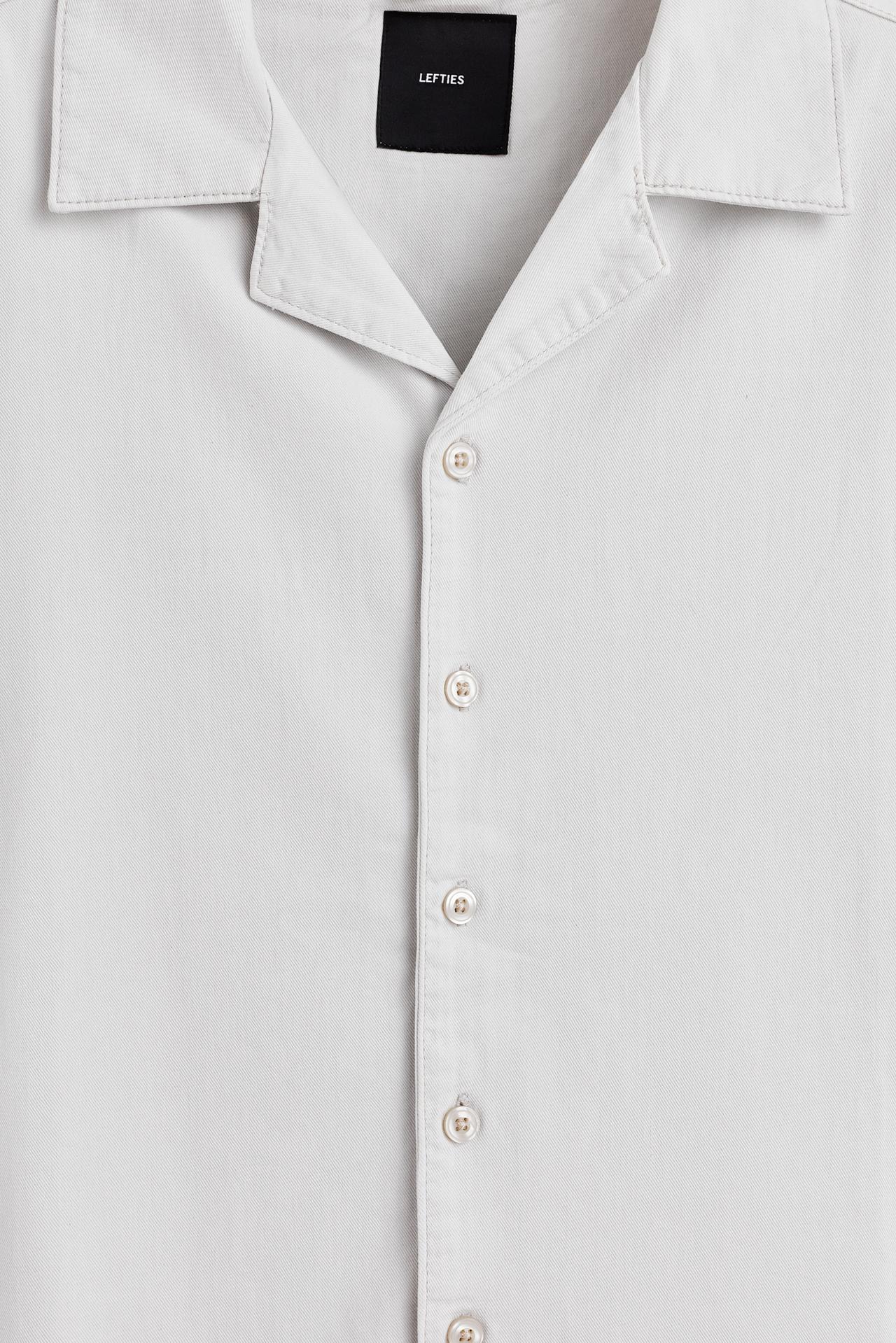 Denim resort shirt — PALE GREY