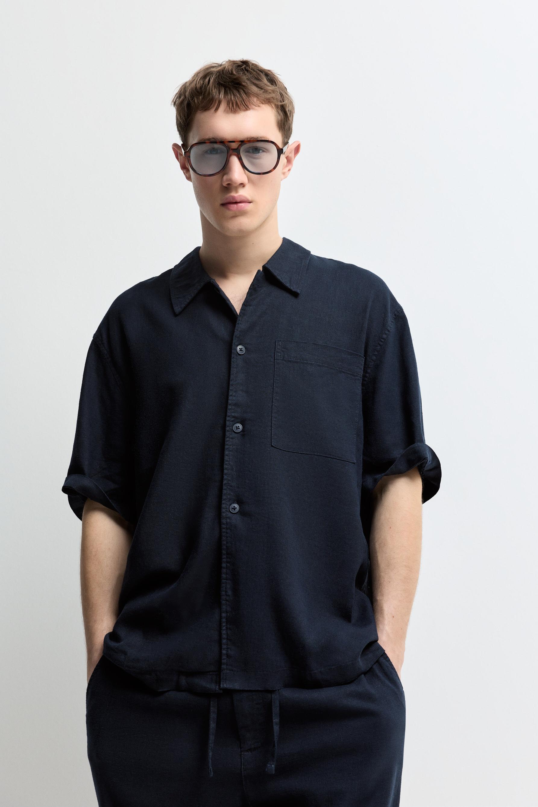 Camisa con lino Lefties Edition