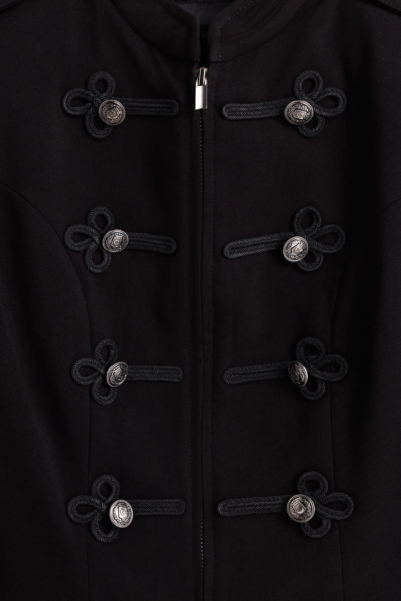 Blazer with buttons — BLACK